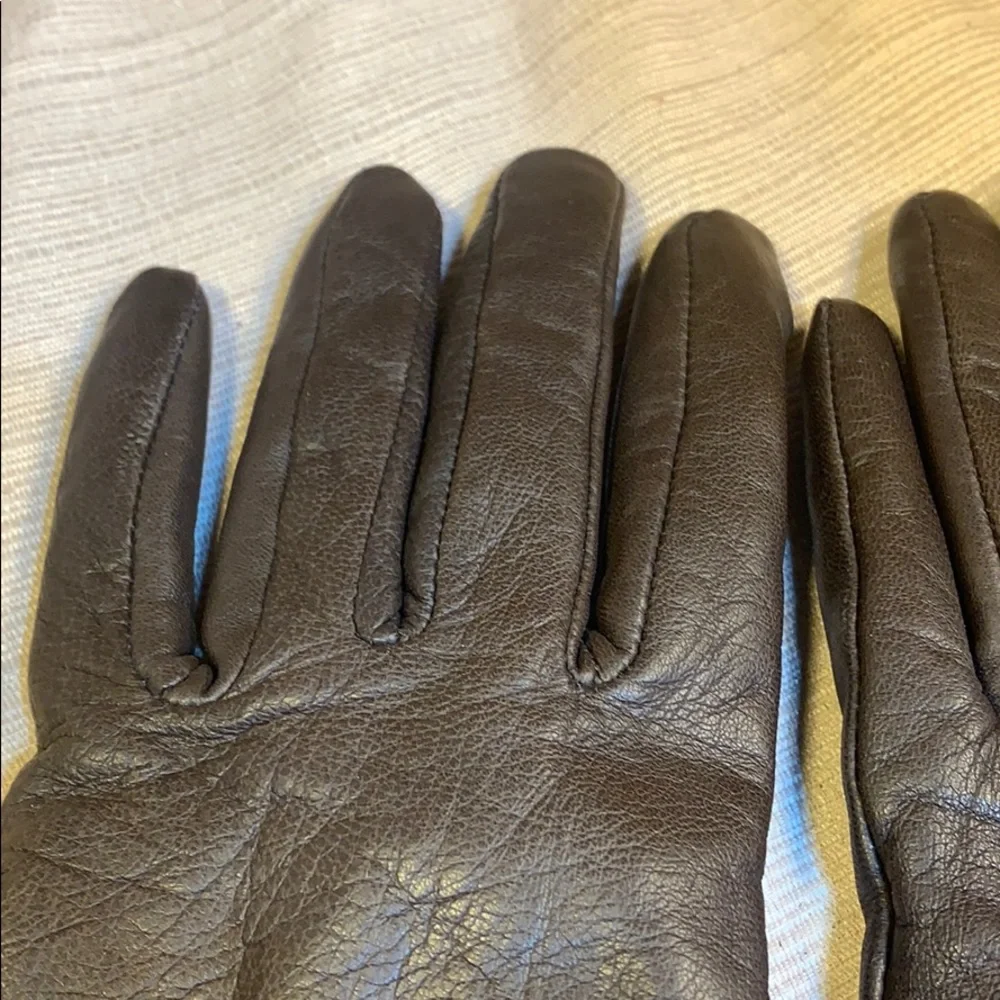 Cara by Gates lambskin/cashmere long gloves
